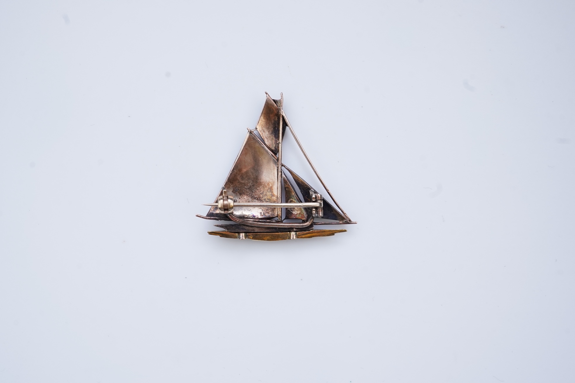 An enamel and diamond novelty brooch, early 20th century